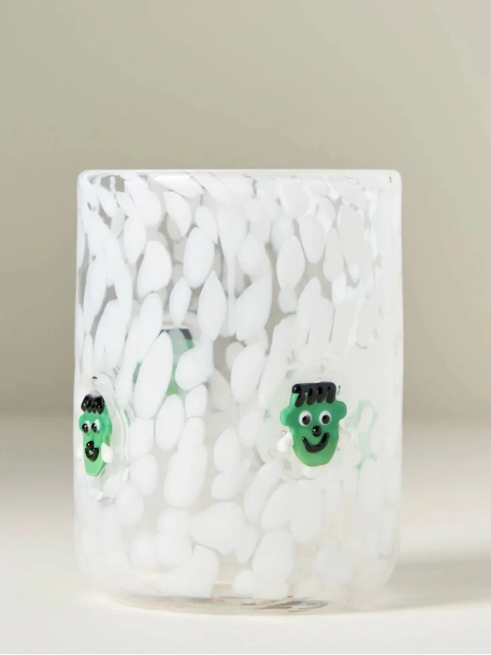 Anthropologie Icon Juice Glass Frankenstein Edition